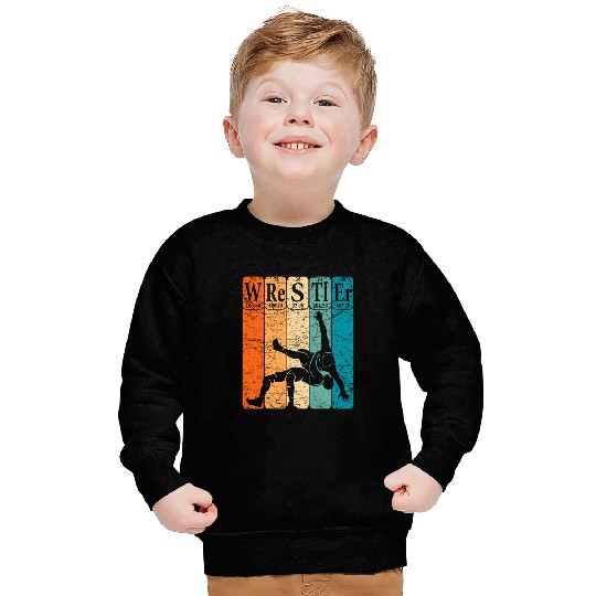 Wrestler Periodic Table Elements Wrestling Nerd vintages Sweatshirts