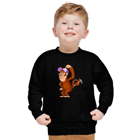 Something Went Wrong Support Monkey Support Worker Sweatshirts
