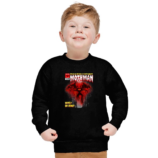 Cryptid Comic Book Style Point Pleasant WV Mothman Sweatshirts