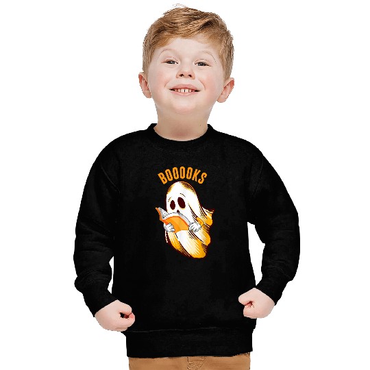 Cute Teacher Halloween Booooks ghosts Reading Sweatshirts