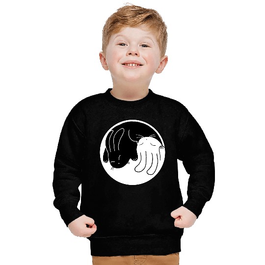 Rabbit Yin Yang Sweatshirts