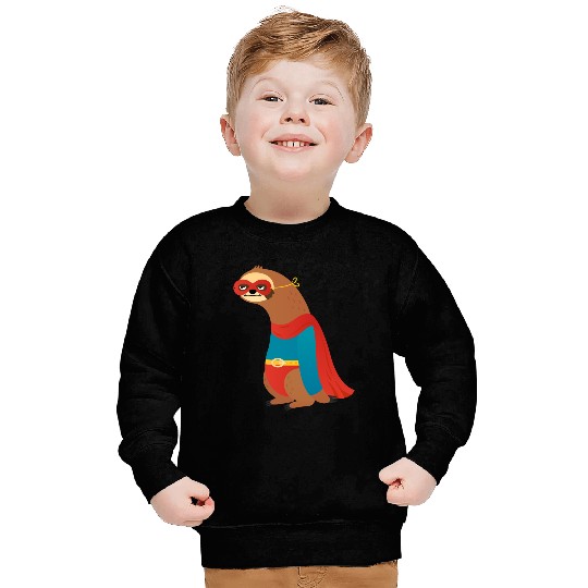 sloth superhero Sweatshirts