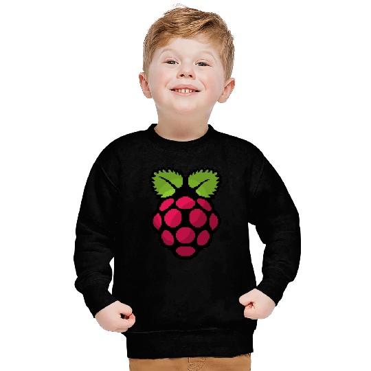 Raspberry Pi Pixel Logo Sweatshirts