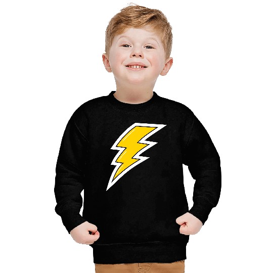 Yellow Lightning, lightning bolt Sweatshirts