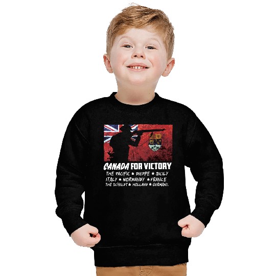 Canadian World War 2 Battles Sweatshirts