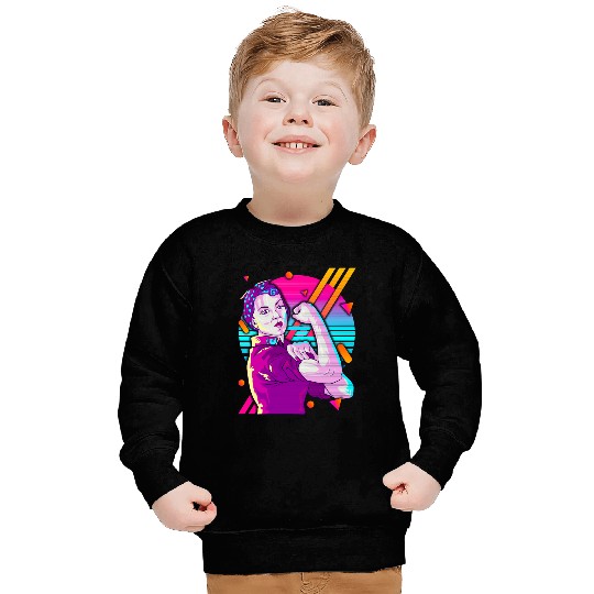 Rosie The Riveter Vaporwave Sweatshirts