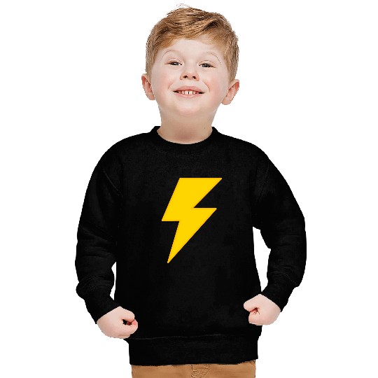 yellow lightning bolt Sweatshirts