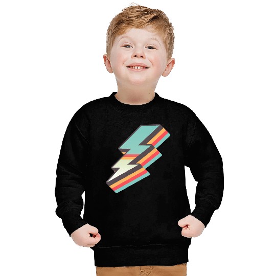 retro vintage lightning bolt Sweatshirts