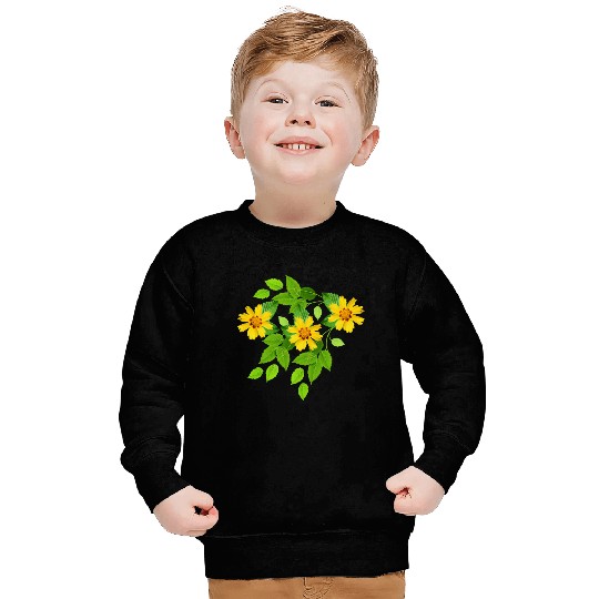 yellow flowers Sweatshirts