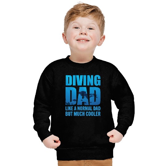 Diving Dad Scuba Diving Sweatshirts