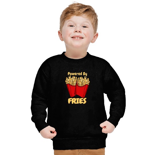 French Fries: Powered With Fries Sweatshirts