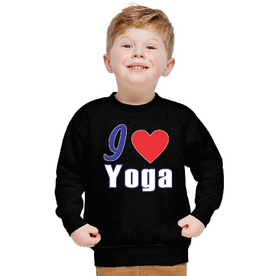 i love yoga Sweatshirts