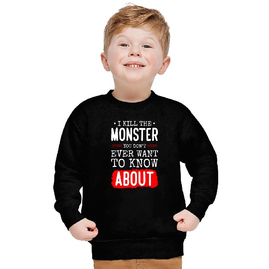 Evil Cute Little Sister Brother Sweatshirts