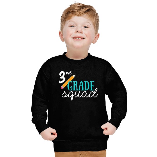 Team 3rd Third Grade Sweatshirts Teacher Back To School