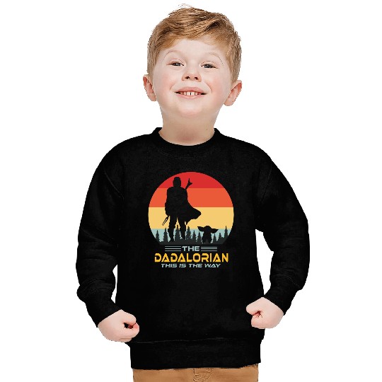 Funny The Dadalorian This is The Way,Fathers Day Sweatshirts