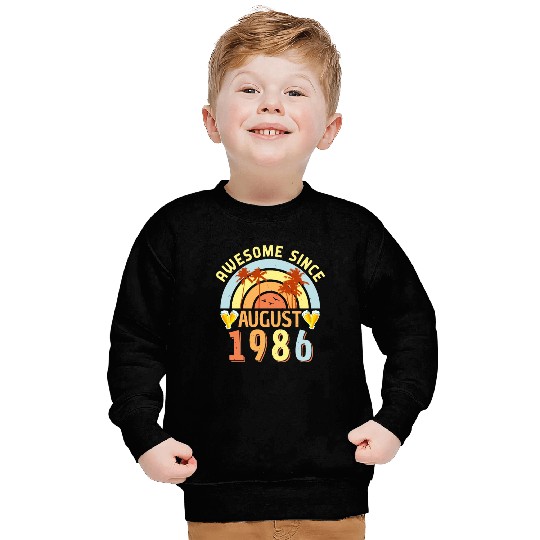 1986 Born In August Sweatshirts