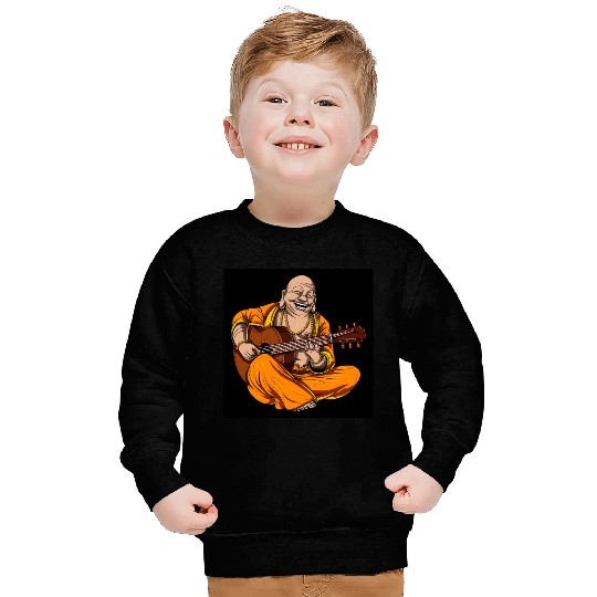 Buddha Playing Guitar Sweatshirts