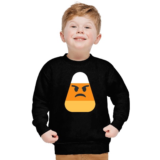 Angry Candy Corn Halloween Costume Sweatshirts