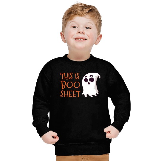 This is Boo Sheet Boo Halloween Costume Ghost Sweatshirts