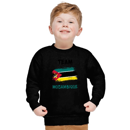Team Mozambique flags design Sweatshirts