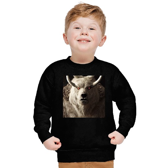 Bear White demon Sweatshirts