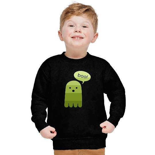 Army Green Boo Ghost Halloween Sweatshirts