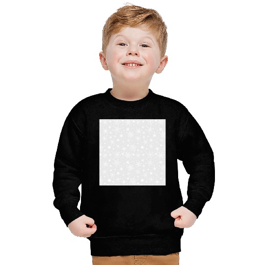 Snowflakes Pattern Grey White Sweatshirts