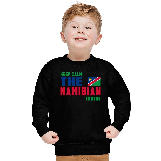 Keep Calm Namibia flag design Sweatshirts