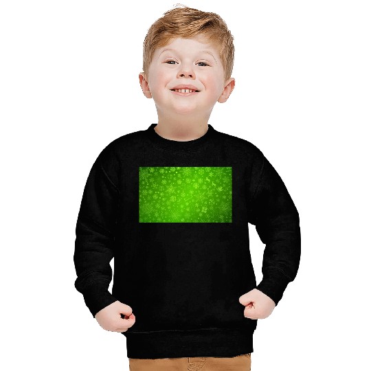 Abstract Green Christmas Winter Pattern Sweatshirts