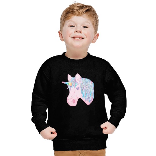 kawaii rainbow unicorn Sweatshirts
