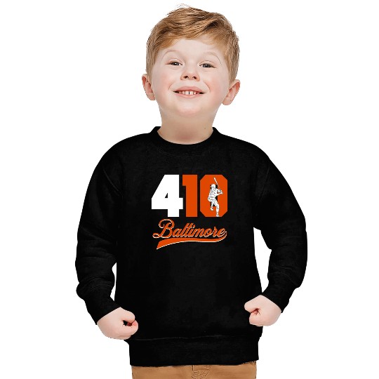 Baltimore baseball area code 410 Sweatshirts