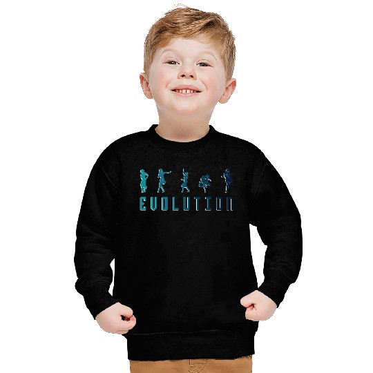 Evolution Dancer Dancing Ballroom Sweatshirts
