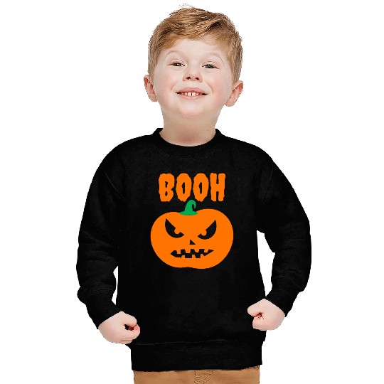 Halloween Scary Evil Pumpkin Funny Pumpkin Head Sweatshirts