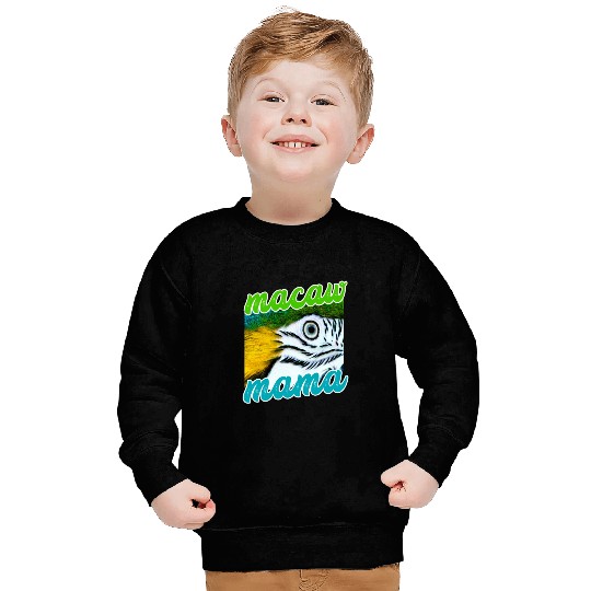 Blue And Yellow Macaw - Parrot Sweatshirts