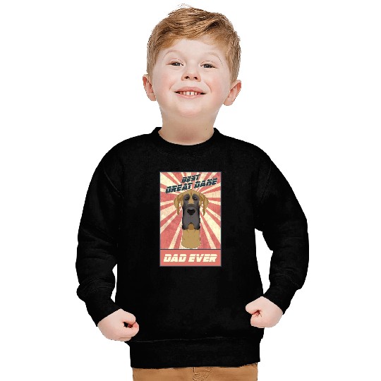 Best Great Dane Dad Ever I Great Dane Lover Sweatshirts