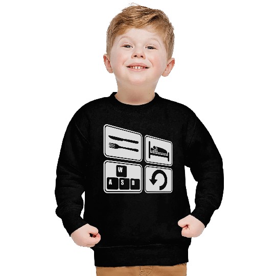 computer gaming daily repeat Sweatshirts