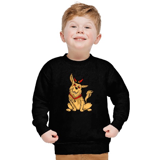 Scary Devil Dog Owners Pet Lover Gift Ideas Sweatshirts