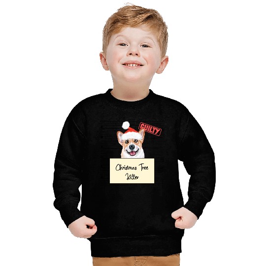 Corgi christmas funny prison Sweatshirts