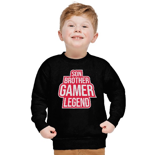 son brother gamer legend Sweatshirts
