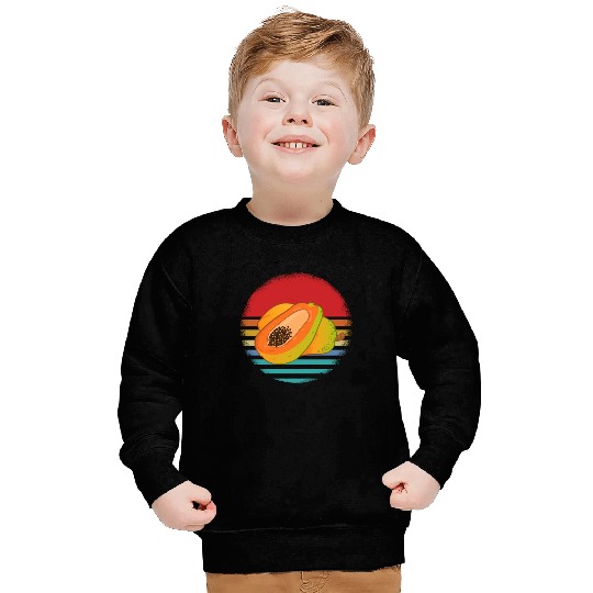 Retro Papaya Sweatshirts