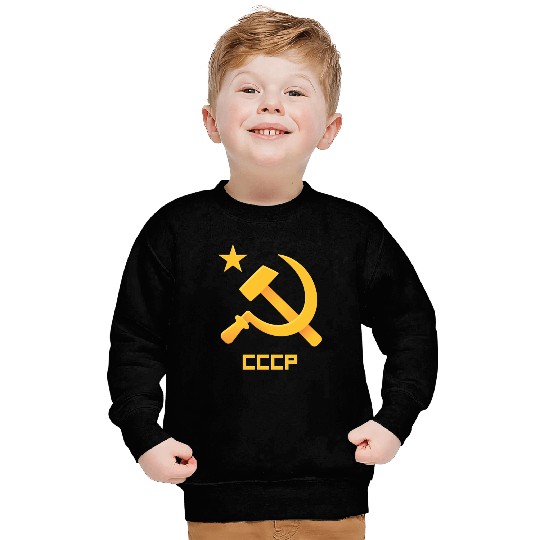 USSR Soviet Union Russia Hammer Sickel USSR Flag C Sweatshirts