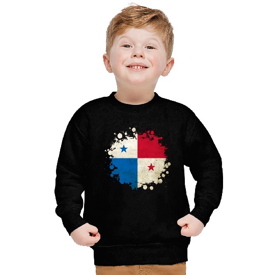 Panama vintage flags blob Sweatshirts