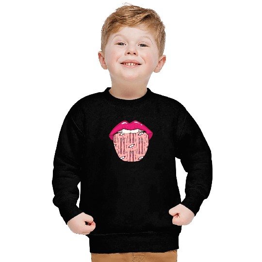Skiing Skier Lips Sweatshirts