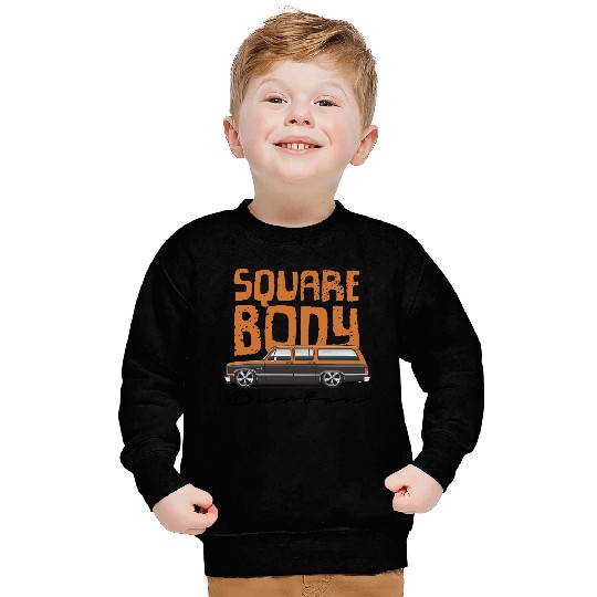 square Burnt Orange Sweatshirts