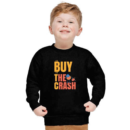 BTC Buy The Crash Crypto Bitcoin Sweatshirts