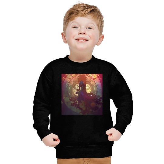 Psychedelic Clocktower Specter Sweatshirts