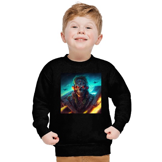 ZOMBIE IRON MAIDEN (version 13) Sweatshirts