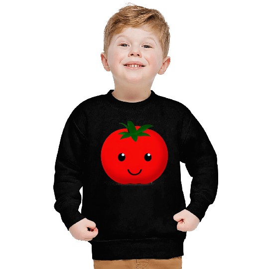Sweet Tomato Cartoon - A Delightful Visual 2 Sweatshirts