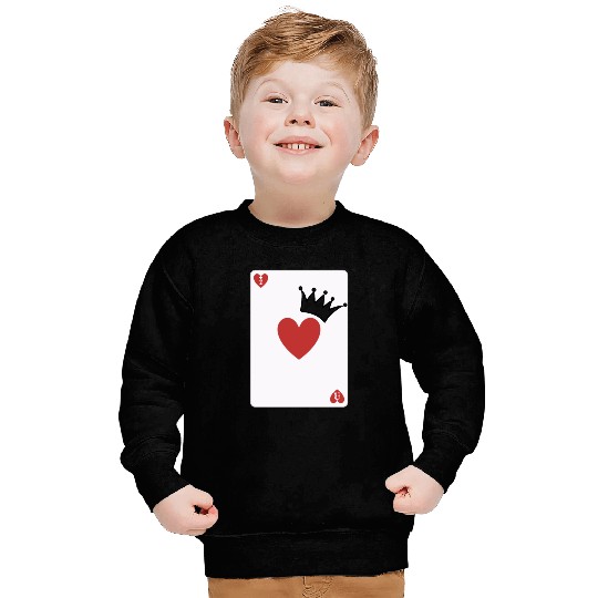 love you on playing card Sweatshirts