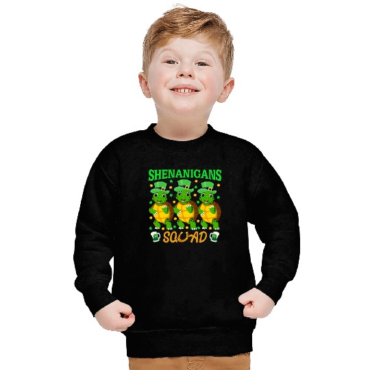 Shenanigans Squad St. Patrick’s Day Cute Turtle Sweatshirts